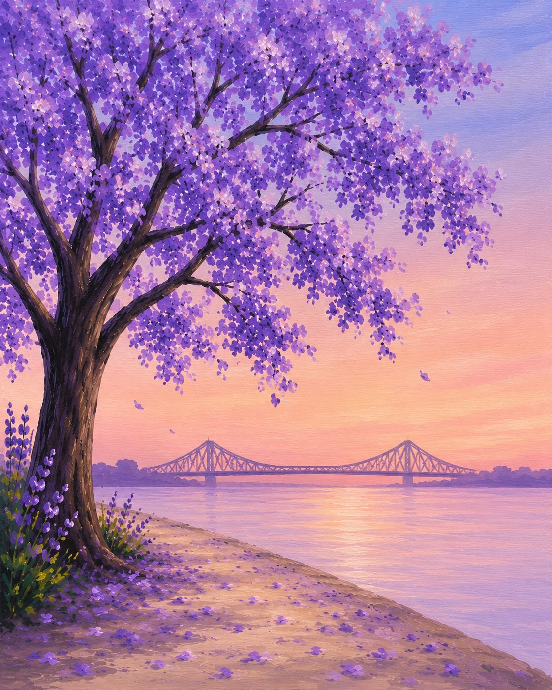 Sat 19th September 6:00pm-8:00pm 'Spring Jacaranda'