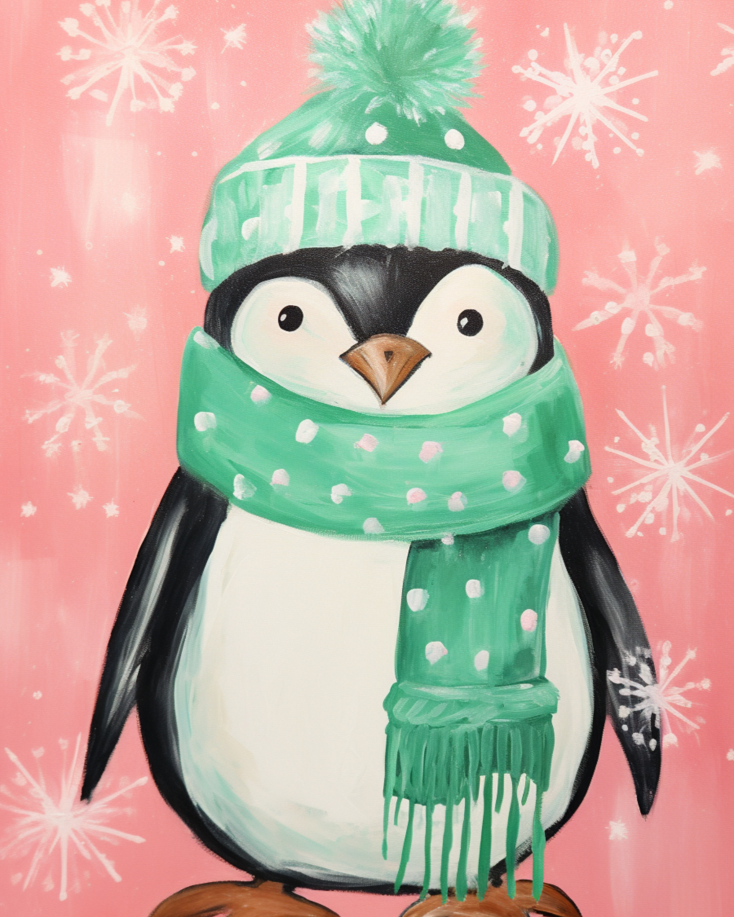 'Cute Xmas Penguin' Saturday 20th December 6pm-8pm