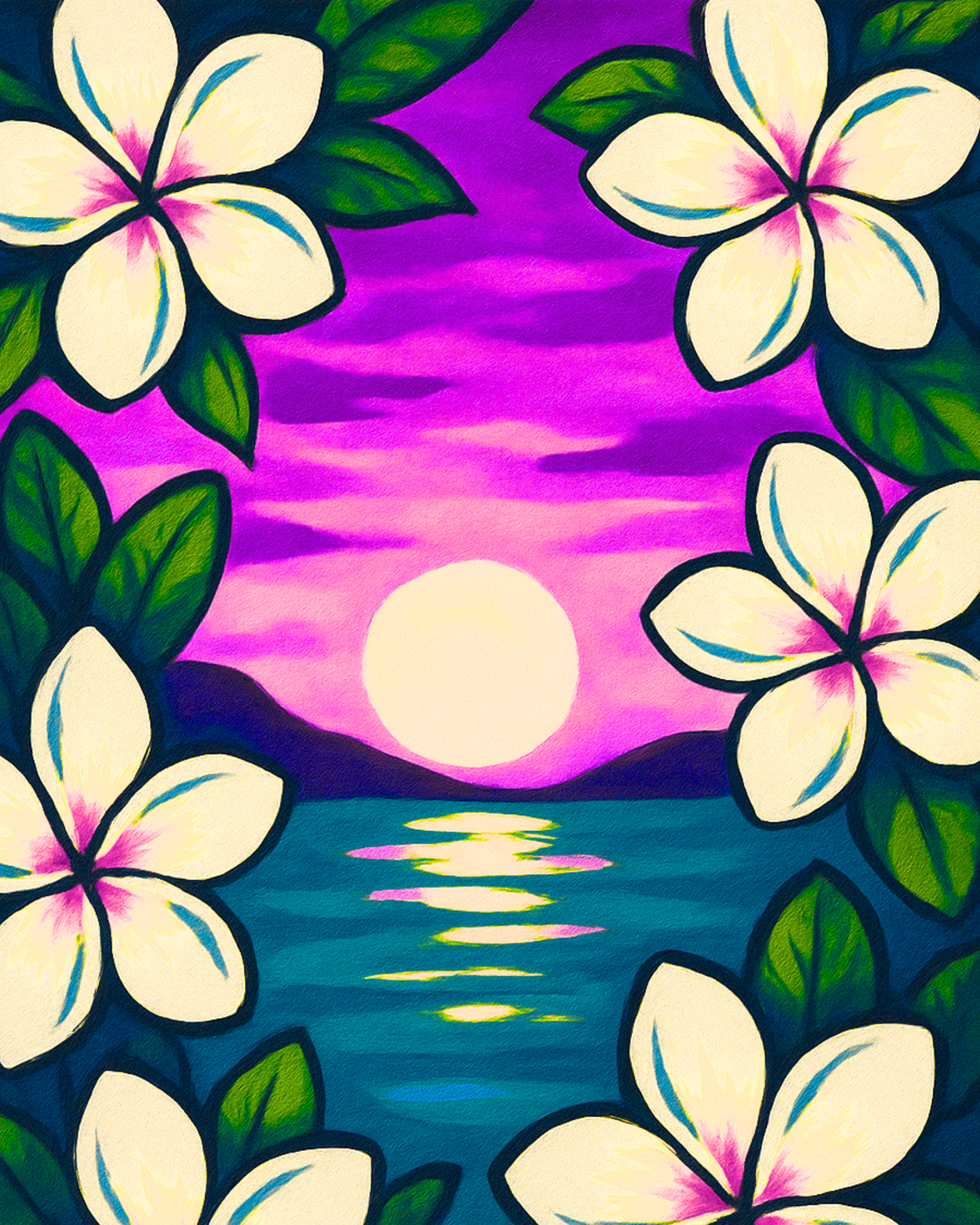 'Frangipani Sunset' Saturday 19th July, 5.30-7.30pm