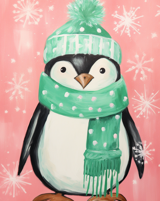 'Cute Xmas Penguin'  Saturday 20th December 6pm-8pm